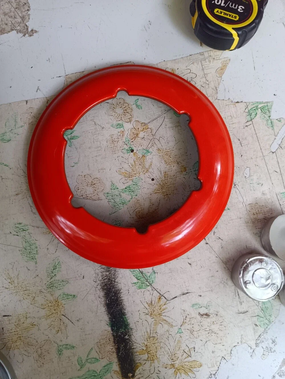 Vintage Le Crueset Red Fondue Set 20539